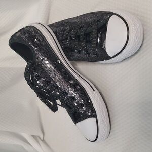 Converse Sequin Sneakers - 7 (Women's)